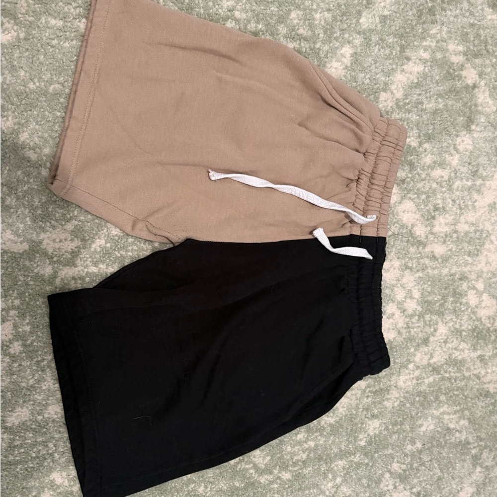 Two-Tone Casual Shorts